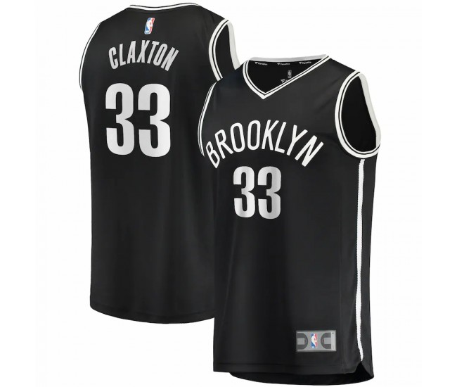 Brooklyn Nets Nicolas Claxton Men's Fanatics Branded Black Fast Break Player Jersey - Icon Edition